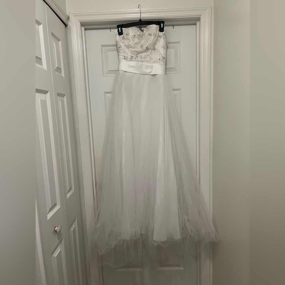 White formal dress